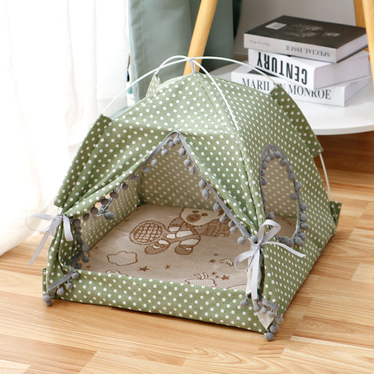 Give Your Cat a Private Retreat with This Tent Bed