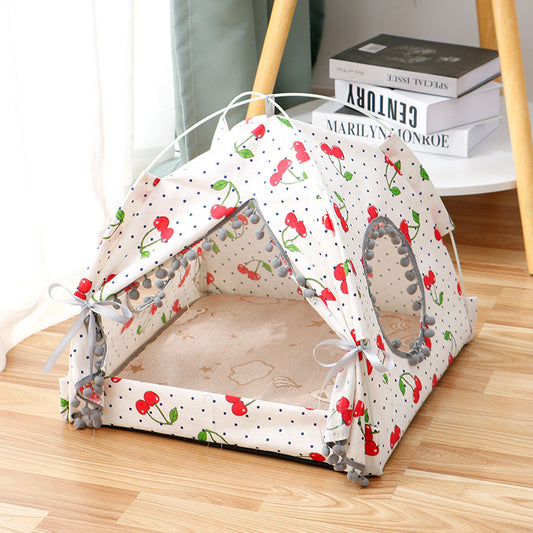 Give Your Cat a Private Retreat with This Tent Bed