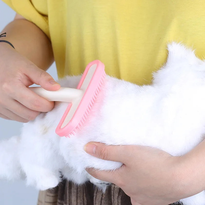 Gentle Grooming Brush for Happy Small Pets