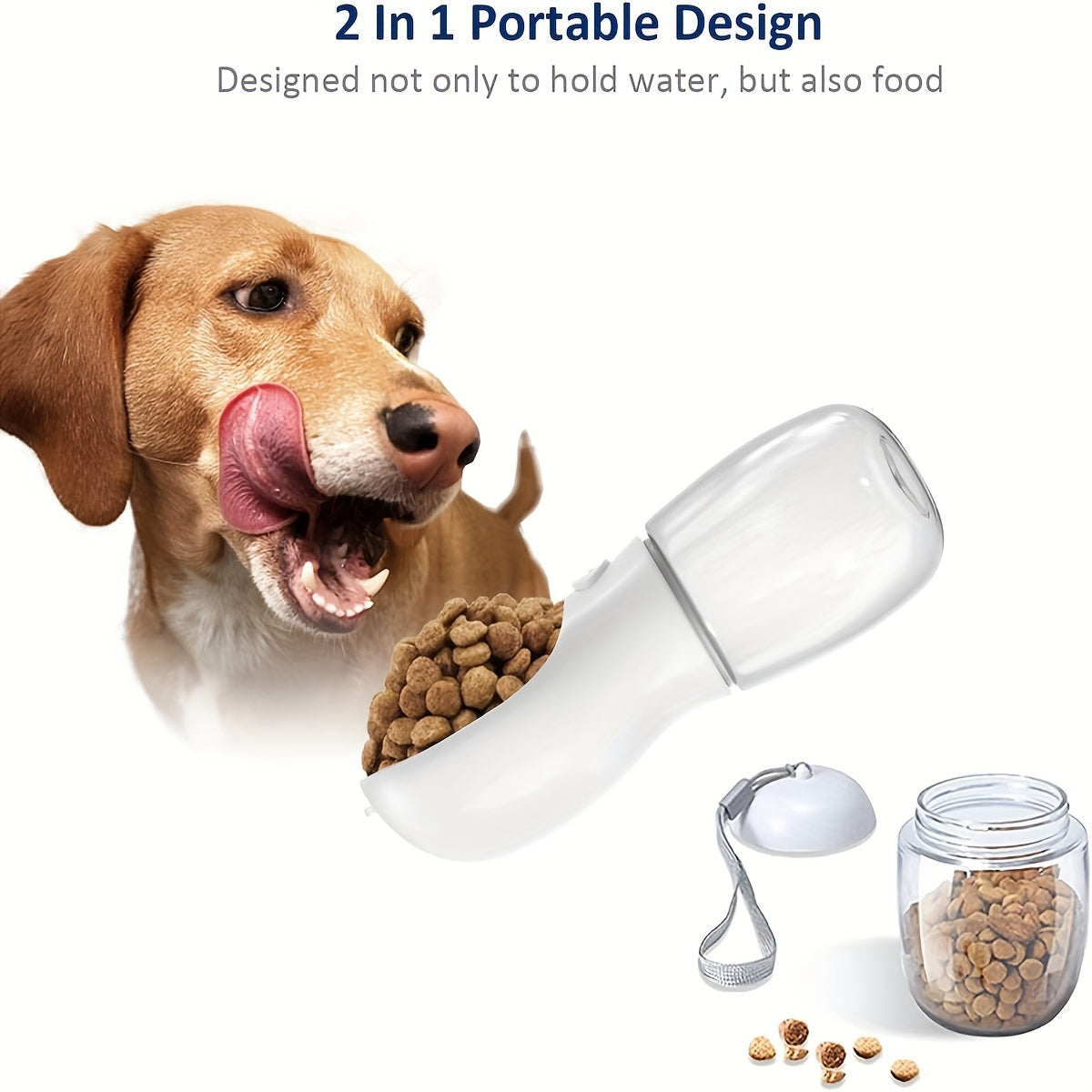 Dog Travel Buddy 2-in-1 Water and Food Bottle
