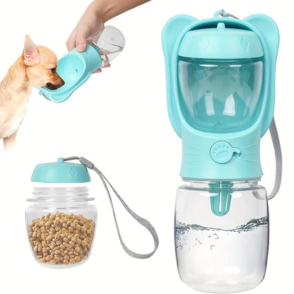 Dog Travel Buddy 2-in-1 Water and Food Bottle